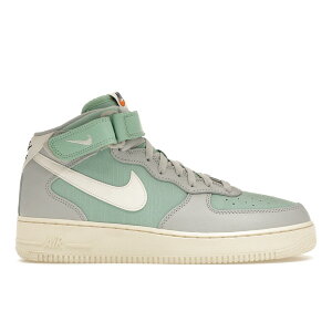 Nike �i�C�L �����Y �X�j�[�J�[ �yNike Air Force 1 Mid '07 LX Grey Fog Enamel Green�z �T�C�Y US_M_14 Grey Fog/Sail/Enamel Green/Alpha Orange