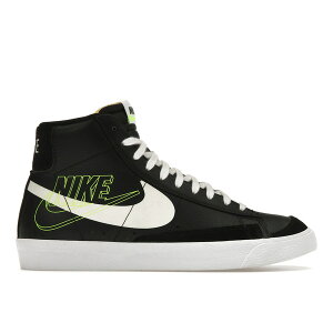 Nike �i�C�L �����Y �X�j�[�J�[ �yNike Blazer Mid 77 Vintage Reverse Logo Black�z �T�C�Y US_9(27.0cm) Black/Sail/White/Volt