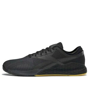 Reebok ���[�{�b�N �����Y �X�j�[�J�[ �yReebok Nano 9.0 Sneakers Black/Yellow FU9371�z �T�C�Y US_8.5(26.5cm)