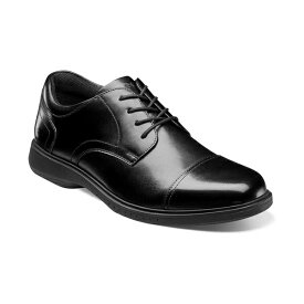 ノンブッシュ メンズ スリッポン・ローファー シューズ Men's Kore Pro Cap Toe Oxford with Slip Resistant Comfort Technology Black