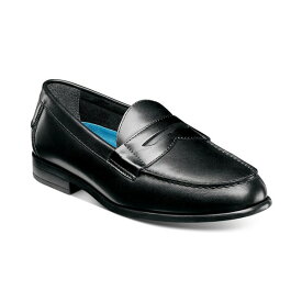 ノンブッシュ メンズ スリッポン・ローファー シューズ Men's Drexel Penny Loafers with KORE Comfort Technology Black