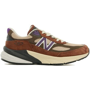 New Balance �j���[�o�����X �����Y �X�j�[�J�[ �yNew Balance 990v6 MiUSA Rich Oak�z �T�C�Y US_5(23.0cm) Rich Oak/Cosmic Grape