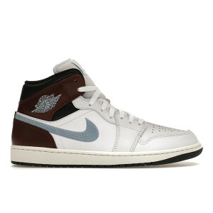 Jordan �W���[�_�� �����Y �X�j�[�J�[ �yJordan 1 Mid SE Brown Blue Grey�z �T�C�Y US_7(25.0cm) White/Blue Grey/Black/Sail