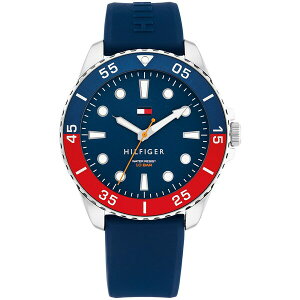 g~[ qtBK[ Y rv ANZT[ Men's Quartz Blue Silicone Strap Watch, 42mm Blue