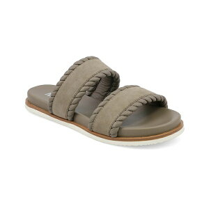 �~�A ���f�B�[�X �T���_�� �V���[�Y Women's Vada Slide Round Toe Sandals Taupe