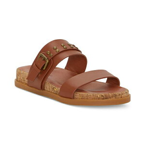 bL[uh fB[X T_ V[Y Women's Dineesa Double Band Slip-On Footbed Sandals Conger Leather