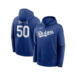 iCL Y p[J[EXEFbgVc AE^[ Men's Mookie Betts Royal Los Angeles Dodgers Player Name Number Club Pullover Hoodie Royal