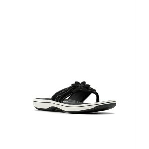 N[NX fB[X T_ V[Y Cloudsteppers Women's Breeze Opal Slip-On Sandals Black Textile