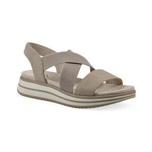NtoCzCg}Ee fB[X T_ V[Y Women's Hapley Athleisure Slip-On Sandals Taupe Nubuck