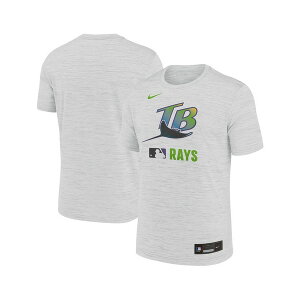 �i�C�L �����Y �V���c �g�b�v�X Men's White Tampa Bay Rays Authentic Collection Velocity Performance Practice T-Shirt White