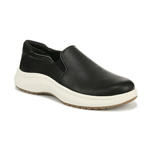 hN^[EV[ fB[X Xj[J[ V[Y Women's Feel Well Plantar Fasciitis Slip On Sneakers Black Leather