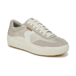 hN^[EV[ fB[X Xj[J[ V[Y Women's Time Off Win Lace Up Platform Sneakers Oyster Faux Leather/Microfiber
