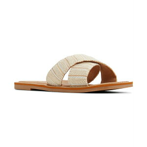 LV[ fB[X T_ V[Y Women's Andreya Raffia Slip-On Sandals Beige