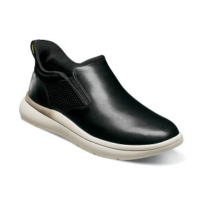 t[VC Y Xj[J[ V[Y Men's Fleet Plain Toe Slip On Sneaker Black