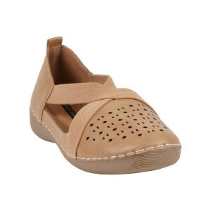 W[V[V[Y fB[X T_ V[Y Women's Genny Perforated Casual Flats Tan