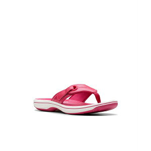 N[NX fB[X T_ V[Y Cloudsteppers Women's Breeze Reyna H Slip-On Sandals Raspberry