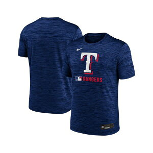 �i�C�L �����Y �V���c �g�b�v�X Men's Royal Texas Rangers Authentic Collection Velocity Performance Practice T-Shirt Royal