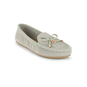 OAof[rg fB[X T_ V[Y Women's Rita Knit Slip On Flats Sage Green