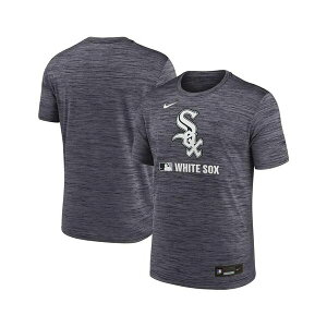 �i�C�L �����Y �V���c �g�b�v�X Men's Black Chicago White Sox Authentic Collection Velocity Performance Practice T-Shirt Black