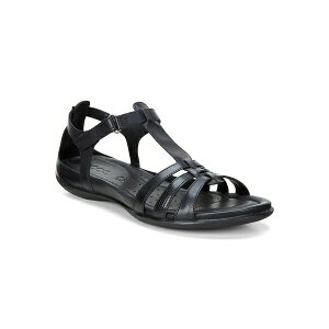 GR[ fB[X T_ V[Y Women's Flash T Strap Sandal Black