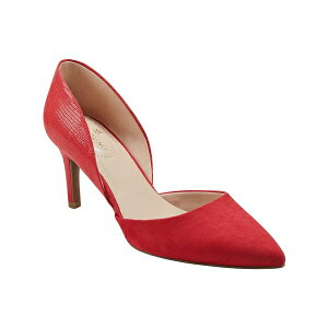 oh[m fB[X pvX V[Y Women's Grenow D'Orsay Pointed Toe Pumps Red Lizzard