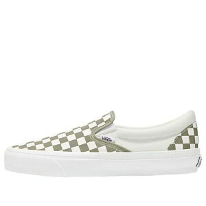 Vans �o���Y �����Y �X�j�[�J�[ �yVans Classic Slip-On 98 LX Checkerboard 'Eucalyptus' VN000D5AEQB�z �T�C�Y US_M_4.5