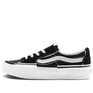 Vans �o���Y �����Y �X�j�[�J�[ �yVans SK8 LOW 'Black White' VN0009QSBZW�z �T�C�Y US_M_4