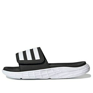 adidas �A�f�B�_�X �����Y �X�j�[�J�[ �yadidas Duramo SL Slides 'Black White' FY8786�z �T�C�Y US_11(29.0cm)