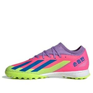 adidas �A�f�B�_�X �����Y �X�j�[�J�[ �yadidas X Crazyfast Son.3 TF 'Lucid Lemon Pink' ID2623�z �T�C�Y US_7(25.0cm)