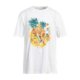 【送料無料】 オールバー ブラウン メンズ Tシャツ トップス T-shirts White