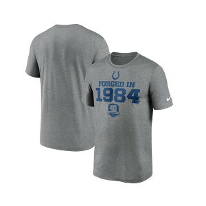 iCL Y Vc gbvX Men's Heather Gray Indianapolis Colts 40th Anniversary Legend Performance T-Shirt Heather Gray
