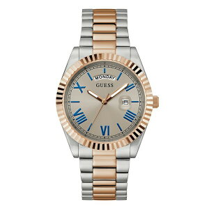 QX Y rv ANZT[ Men's Day and Date Two-Tone Stainless-Steel Watch, 42mm Two-tone