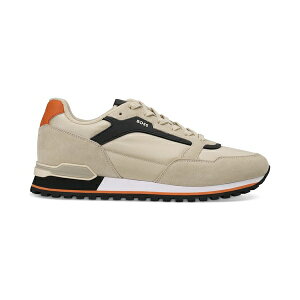 ヒューゴボス メンズ スニーカー シューズ Men's Parkour Runner Sneakers Open Beige