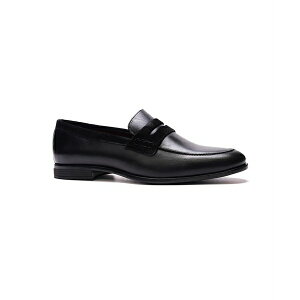 �J�����X�T���^�i �����Y �X���b�|���E���[�t�@�[ �V���[�Y Men's Leon Penny Loafers Black leather