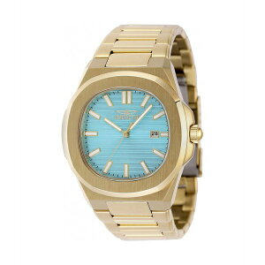 CrN^ Y rv ANZT[ Men's 48517 Speedway Quartz 3 Hand Light Blue Dial Watch Gold