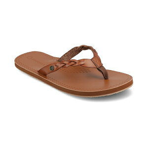 W[j[RNV fB[X T_ V[Y Tomi Braided Comfort Slip-On Flat Sandals Tan