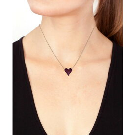 エフィー コレクション レディース ネックレス・チョーカー・ペンダントトップ アクセサリー EFFY&reg; Ruby Pav&eacute; Heart 18" Pendant Necklace (3/8 ct. t.w.) in 14k Rose Gold (Also available in Sapphire) Ruby