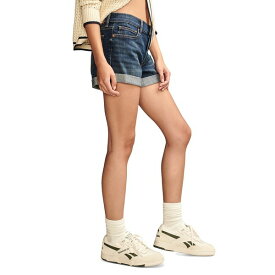 ラッキーブランド レディース カジュアルパンツ ボトムス Women's Ava Mid Rise Denim Shorts Starry Night Rolled