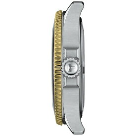 ティソット レディース 腕時計 アクセサリー Women's Swiss Seastar 1000 Two-Tone Stainless Steel Bracelet Watch 36mm Black