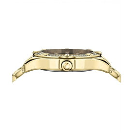 ヴェルサス ヴェルサーチ レディース 腕時計 アクセサリー Women's Canton Road Gold Ion Plated Stainless Steel Bracelet Watch 36mm Gold/Navy Blue