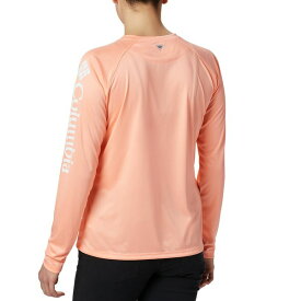 コロンビア レディース Tシャツ トップス Women's PFG Tidal Tee II Omni-Shade￠ T-Shirt Tiki Pink, White Logo