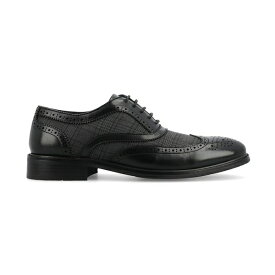 ヴァンセ カンパニー メンズ ドレスシューズ シューズ Men's Jerome Tru Comfort Foam Wingtip Lace-Up Oxford Shoes Black