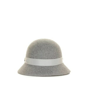 �w�����J�~���X�L�[ ���f�B�[�X �X�q �A�N�Z�T���[ Etta round cloche hat Grey