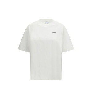 �I�t�z���C�g ���f�B�[�X T�V���c �g�b�v�X Half-arrow-graphic t-shirt White