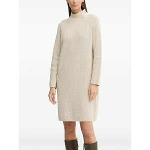 �}���R�|�[�� ���f�B�[�X �����s�[�X �g�b�v�X High-neck ribbed dress Neutrals