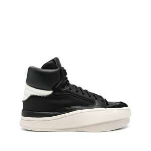���C�X���[ �����Y �X�j�[�J�[ �V���[�Y Centennial panelled leather sneakers Black
