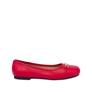 ���u ���X�L�[�m ���f�B�[�X �T���_�� �V���[�Y Heart-plaque ballerina shoes Red
