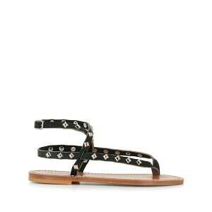 �J�[�E�W���b�N ���f�B�[�X �T���_�� �V���[�Y Deltapyr stud-embellished flat sandals Black