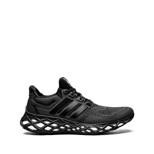 �A�f�B�_�X �����Y �X�j�[�J�[ �V���[�Y Ultraboost web dna ''core black/white'' sneakers Black