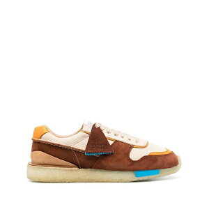 �N���[�N�X �����Y �X�j�[�J�[ �V���[�Y Colour-block panelled low-top sneakers Neutrals